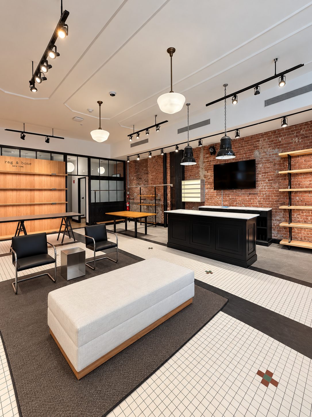 Rag & Bone Brooklyn sales floor and cash wrap